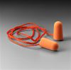 3M™ Corded Foam Earplugs, Hearing Conservation 1110 - Latex, Supported